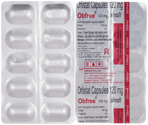 Obfree 120mg Capsule image Obfree 120mg Capsule image