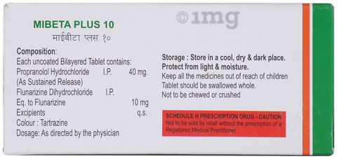 Mibeta-Plus 10 Tablet SR image