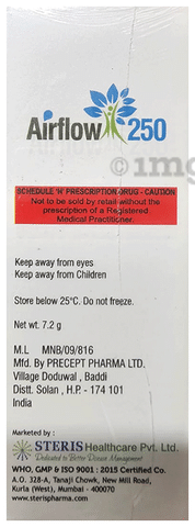 Airflow 250 (CFC Free) Inhaler