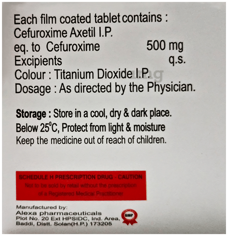 Cefofast 500 Tablet image