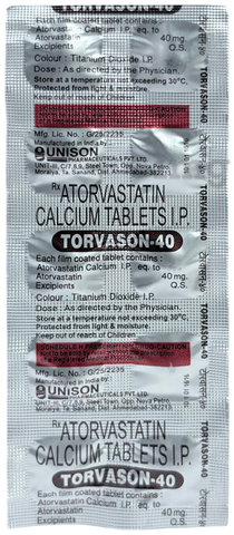 Torvason 40 Tablet image