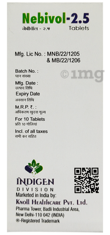 Nebivol 2.5mg Tablet image