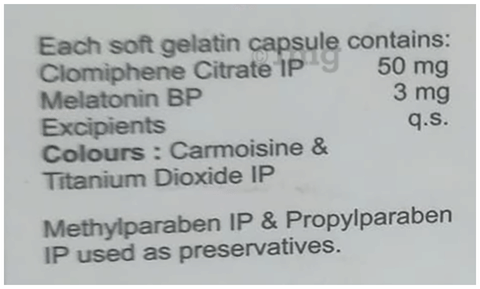 Clomipure 50mg/3mg Capsule image Clomipure 50mg/3mg Capsule image