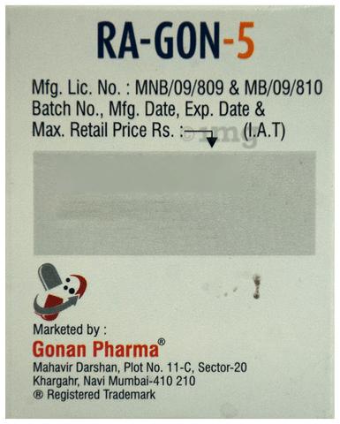 RA-Gon 5 Tablet image RA-Gon 5 Tablet image