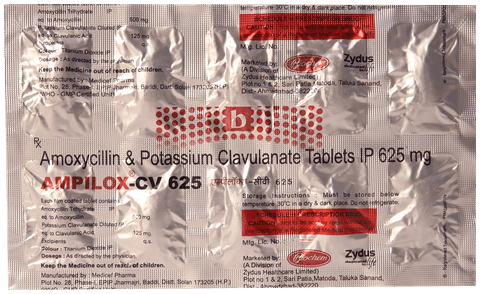 Ampilox CV 500 mg/125 mg Tablet