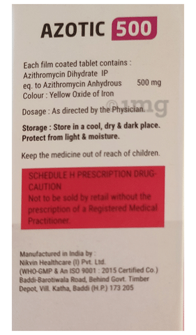 Azotic 500 Tablet image Azotic 500 Tablet image