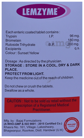 Lemzyme Tablet image