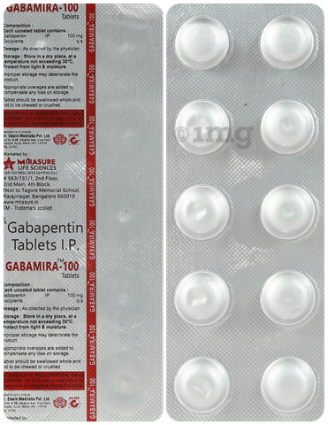 Gabamira 100mg Tablet image