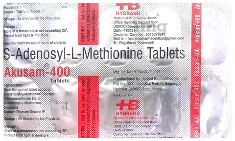 Akusam 400mg Tablet image