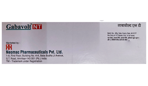 Gabavolt NT Tablet image Gabavolt NT Tablet image