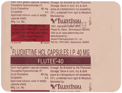 Flutee 40mg Capsule image