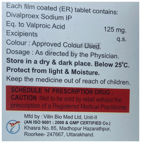 Divalna-ER 125 Tablet image