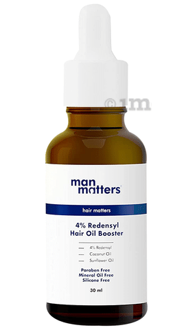 Man Matters Hair Matters 4 Redensyl Hair Oil Booster Buy bottle of 30 ml  Oil at best price in India  1mg