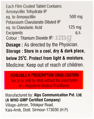 Clavunex 625 Tablet image Clavunex 625 Tablet image