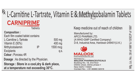 Carniprime Tablet image