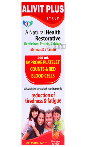 Alivit Plus Syrup Pineapple 1