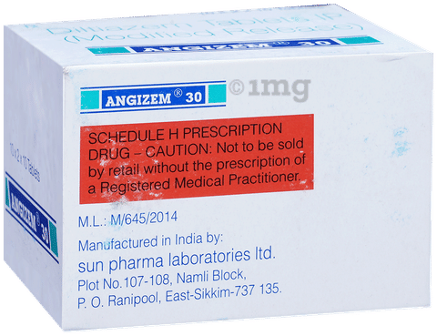 Angizem 30 Tablet MR image