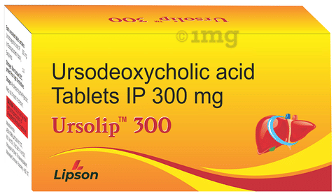 Ursolip 300 Tablet image Ursolip 300 Tablet image