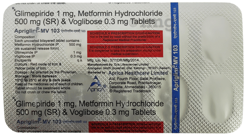 Apriglim-MV 103 Tablet SR image