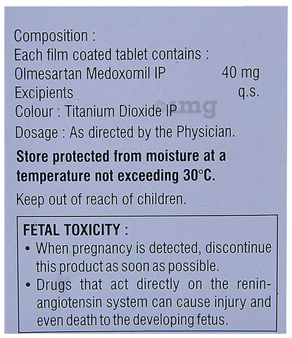 Olbet 40 Tablet image Olbet 40 Tablet image