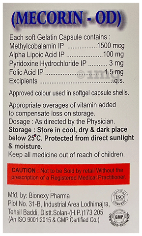 Mecorin-OD Softgel Capsule