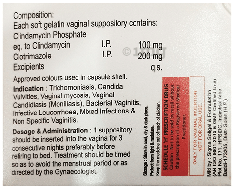 VG3 Softgel Suppositories