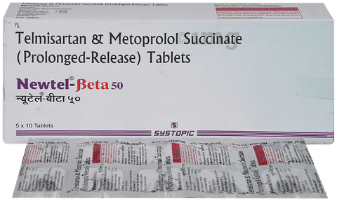 Newtel-Beta 50 Tablet PR