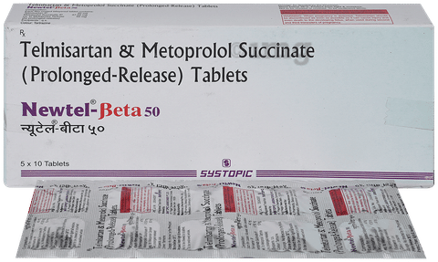 Newtel-Beta 50 Tablet PR image Newtel-Beta 50 Tablet PR image