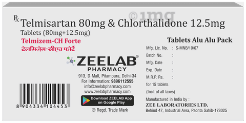 Telmizem-CH Forte Tablet image Telmizem-CH Forte Tablet image