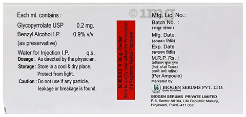 Pyrolead Injection