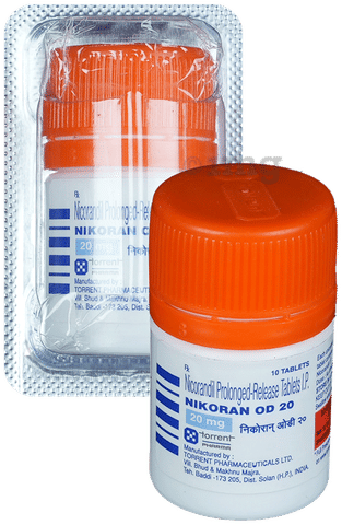Nikoran OD 20 Tablet image Nikoran OD 20 Tablet image