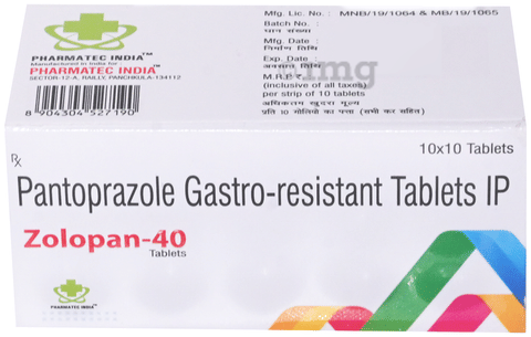 Zolopan 40 Tablet image Zolopan 40 Tablet image