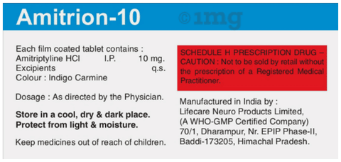 Amitrion 10 Tablet image Amitrion 10 Tablet image