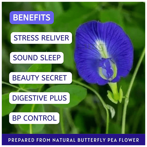 Havintha Butterfly Pea Flower Tea: Buy packet of 50.0 gm Leaves at best  price in India | 1mg