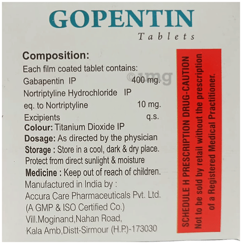 Gopentin Tablet image Gopentin Tablet image