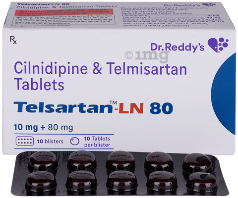 Telsartan LN 10mg/80mg Tablet