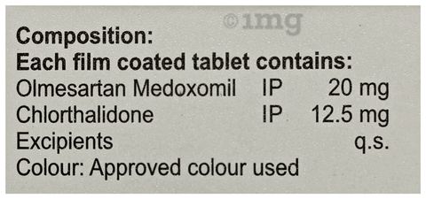 Olmeraas CH 20mg/12.5mg Tablet