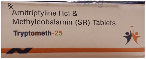 Tryptometh 25 Tablet SR image Tryptometh 25 Tablet SR image