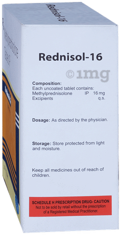 Rednisol 16mg Tablet image