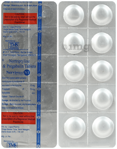 Nervimust NT 75mg/10mg Tablet image Nervimust NT 75mg/10mg Tablet image