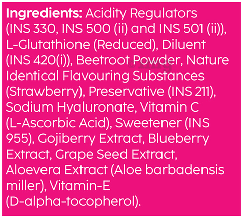 glutathione reduces inflammation Plix Glowy Skin Bubbly Effervescent Tablet (15 Each) Strawberry No Added  Sugar: Buy box of 2.0 bottles at best price in India