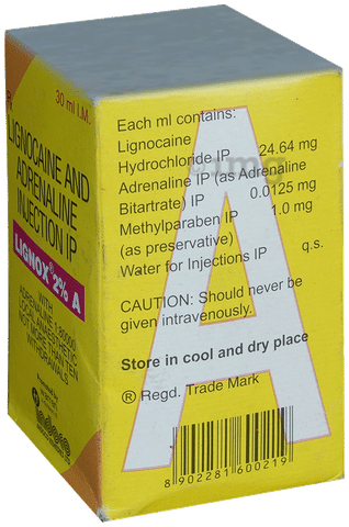 Lignox 2 % A Injection