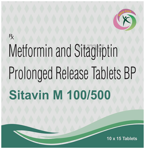 Sitavin M 100/500 Tablet PR image Sitavin M 100/500 Tablet PR image