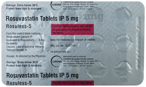 रोसुलेस 5 टैबलेट image