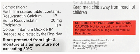 Rosutest 20 Tablet image Rosutest 20 Tablet image