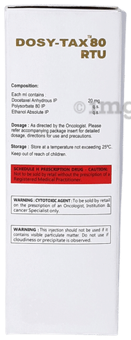 Dosy-Tax 80 RTU Injection
