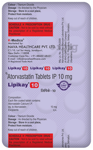 Lipikay 10 Tablet image