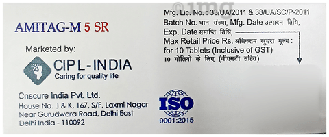 Amitag-M 5 SR Tablet image Amitag-M 5 SR Tablet image