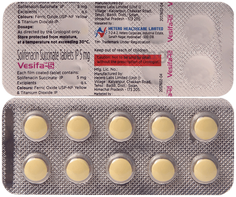 Vesifa 5mg Tablet image Vesifa 5mg Tablet image