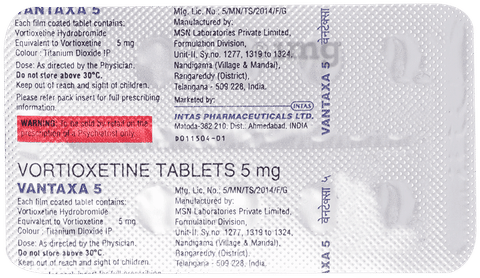 Vantaxa 5mg Tablet image Vantaxa 5mg Tablet image